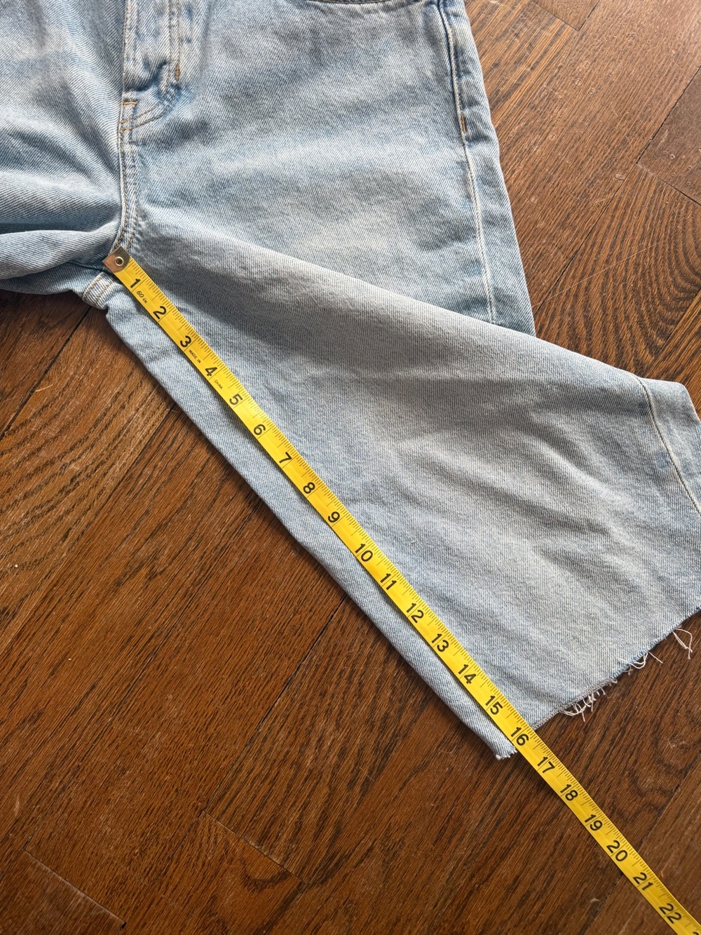Free People Jam Session Relaxed Capri Jorts Size 26 NWT - Picture 14 of 16